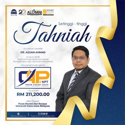 Ucapan Tahniah atas pencapaian – FST USIM